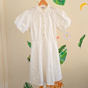 Temperley London, White Dress, Size US2 or UK6